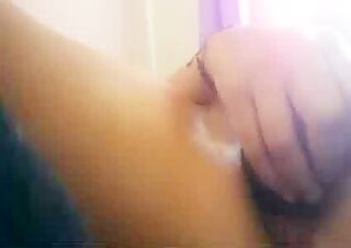 Bella Using Big Cucumber for Deep Solo Play